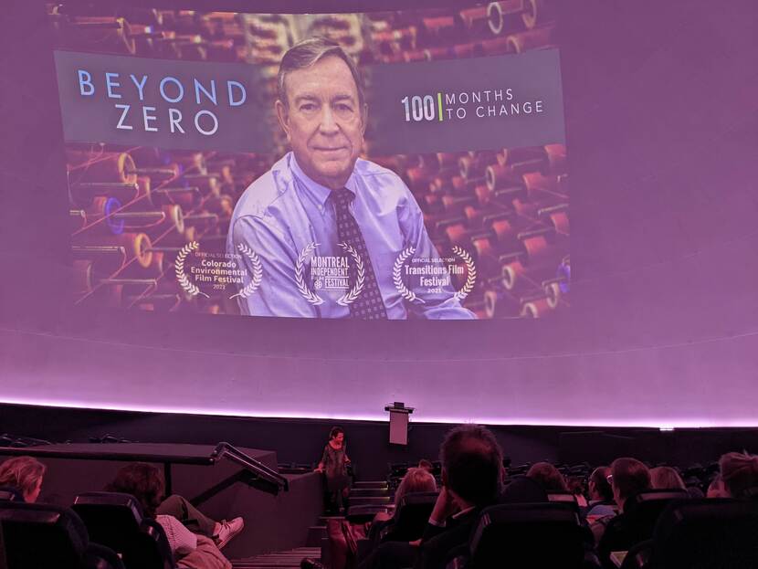 still uit de film Beyond Zero, getoond in het Omniversum in Den Haag