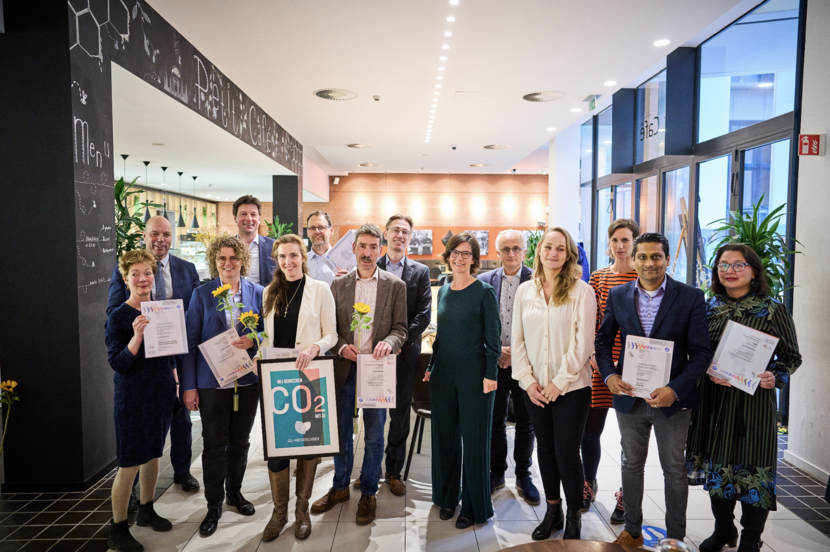 Groepsfoto met alle deelcertificaathouders