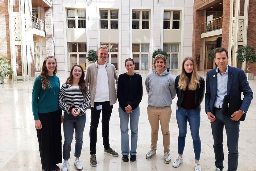 De studenten van de universiteit Leiden