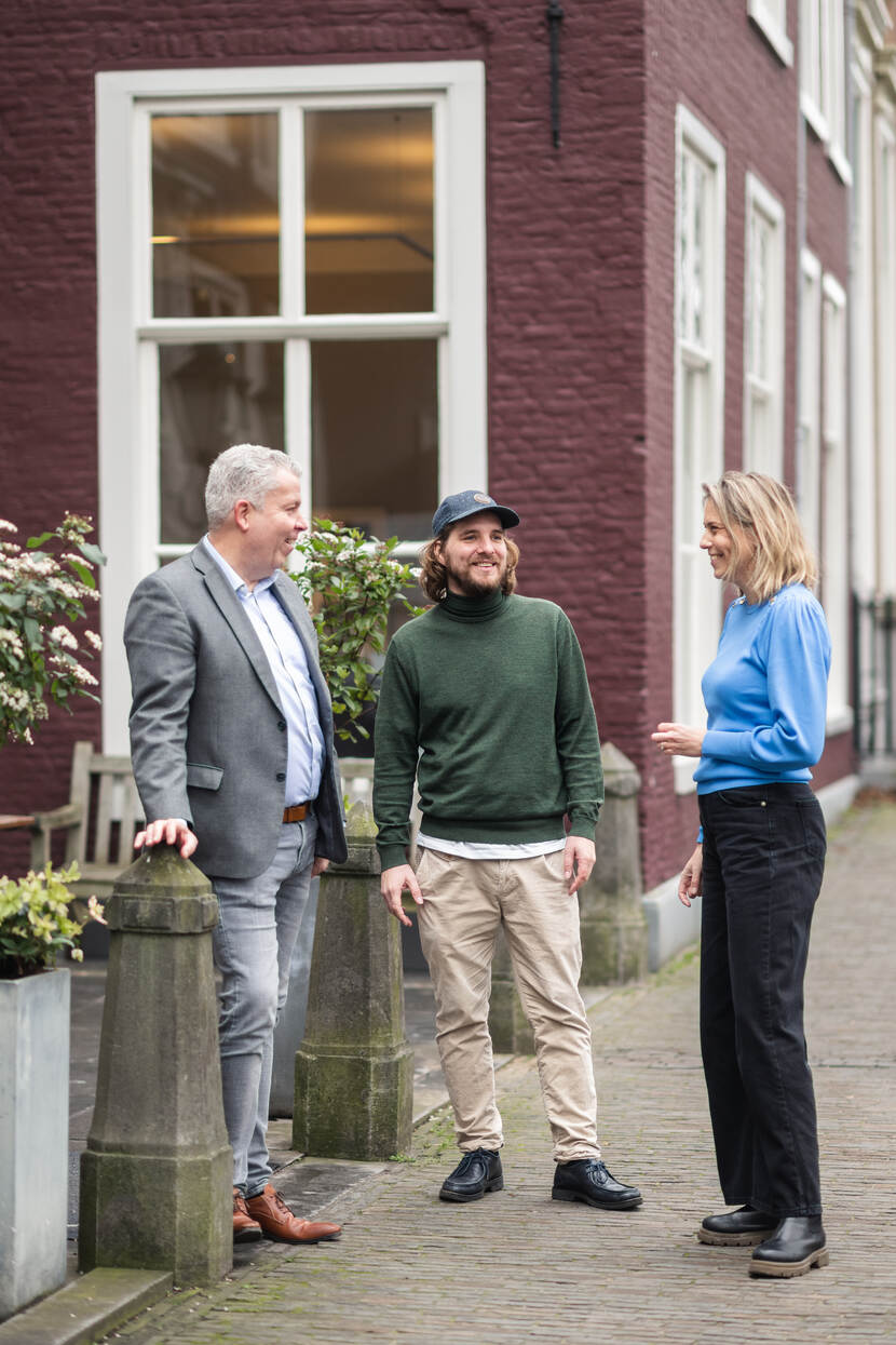 Gerard, Sem en Marije in gesprek