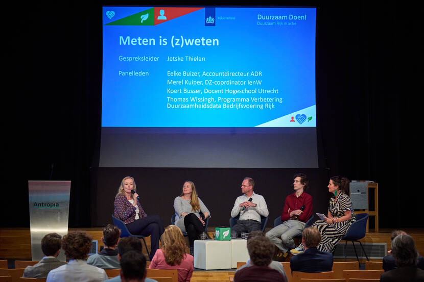 Panel op het event