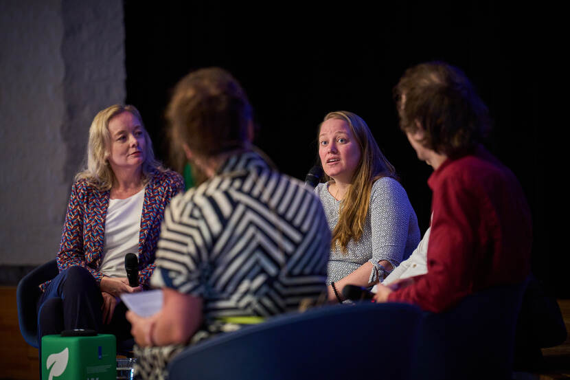 Het panel op het event